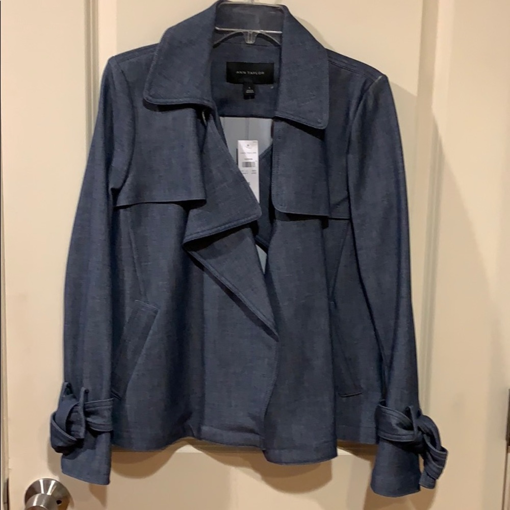 Ann Taylor Heavy Chambray Jacket